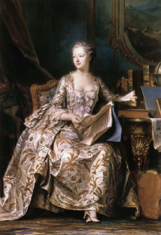 LA TOUR, Maurice Quentin de Portrait of Madame de Pompadour